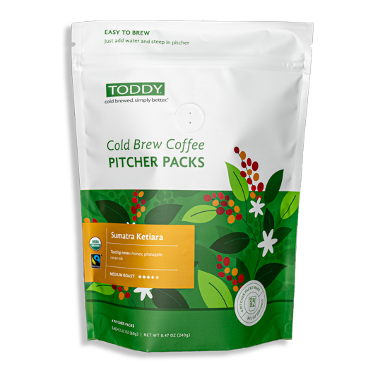 Toddy Fair Trade Organic Sumatra Pitcher Packs