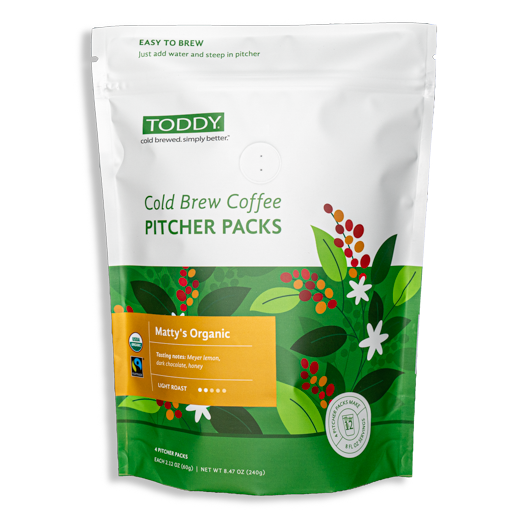 Toddy Matty's Organic Pitcher Packs